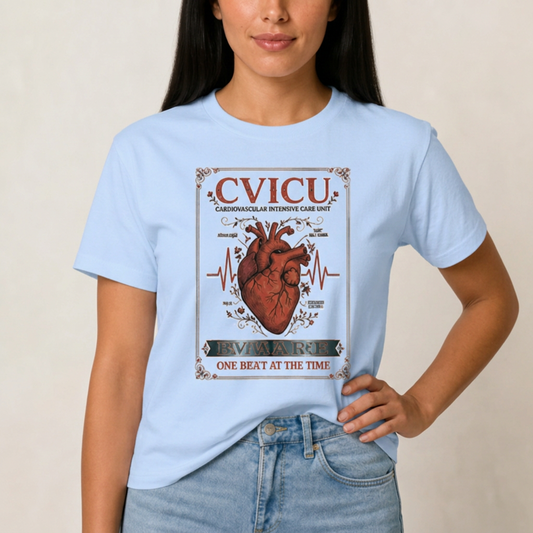 CVICU Saving Hearts Nurse T-shirt | Cardiac Nurse Tee