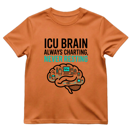 ICU Brain—Never Resting Tee