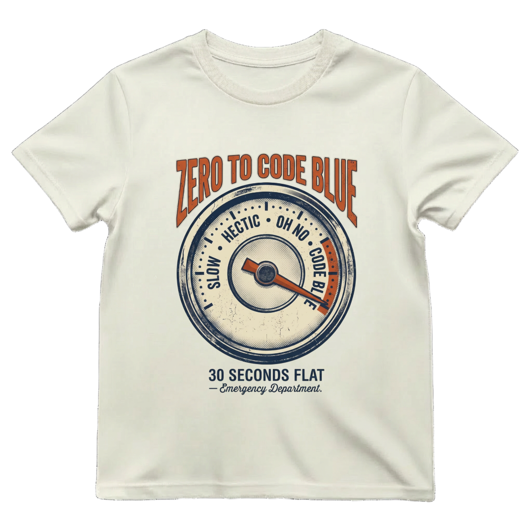 Zero to Code Blue Tee