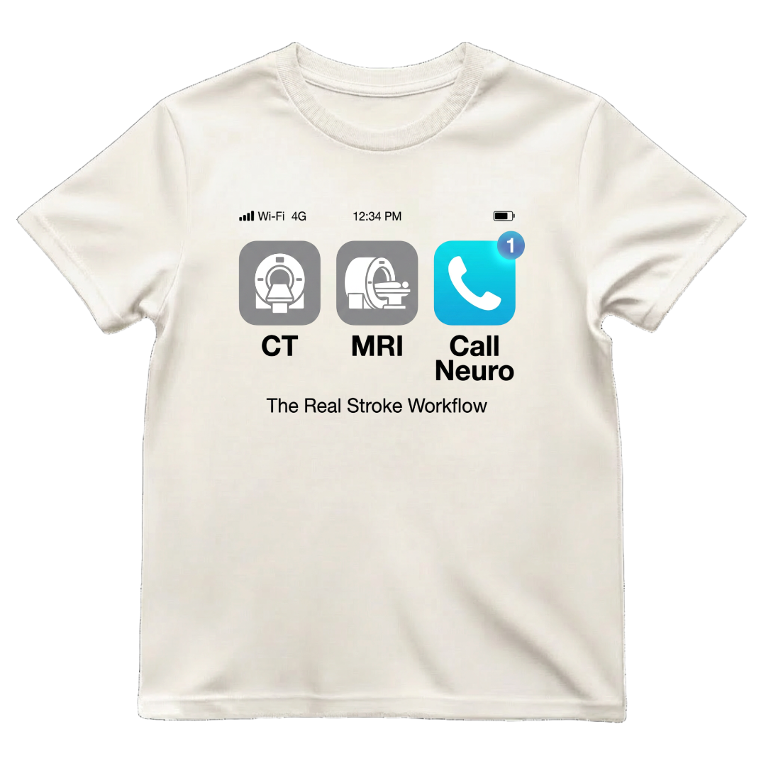 The Real Stroke Workflow Neuro Nurse Shirt
