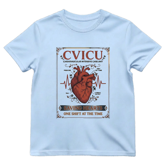 CVICU Saving Hearts Nurse Shirt | Cardiac Nurse Tee