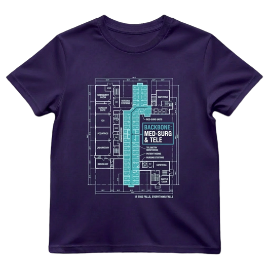 Backbone of the Hospital Med-Surg Nurse Shirt