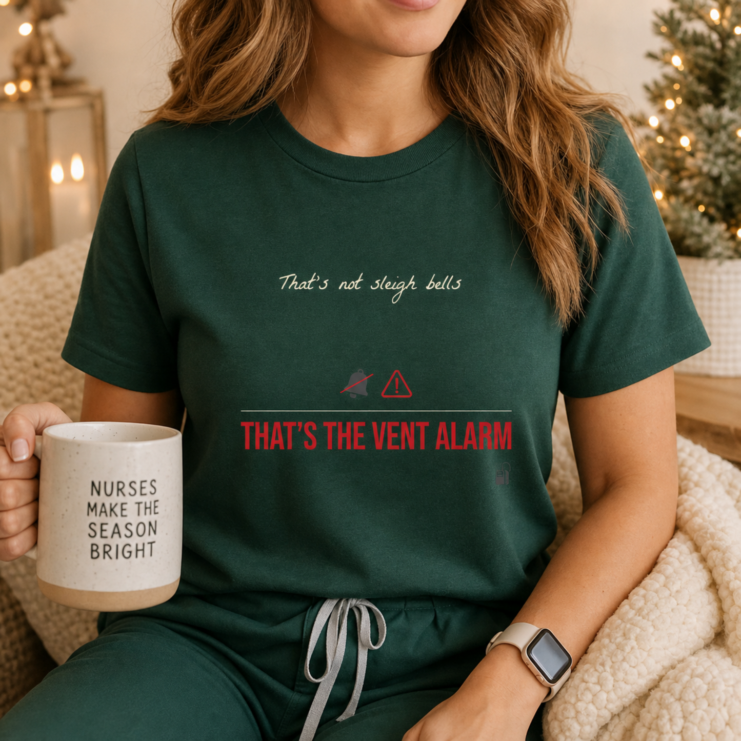 That's the Vent Alarm Funny ICU Christmas Nurse T-Shirt