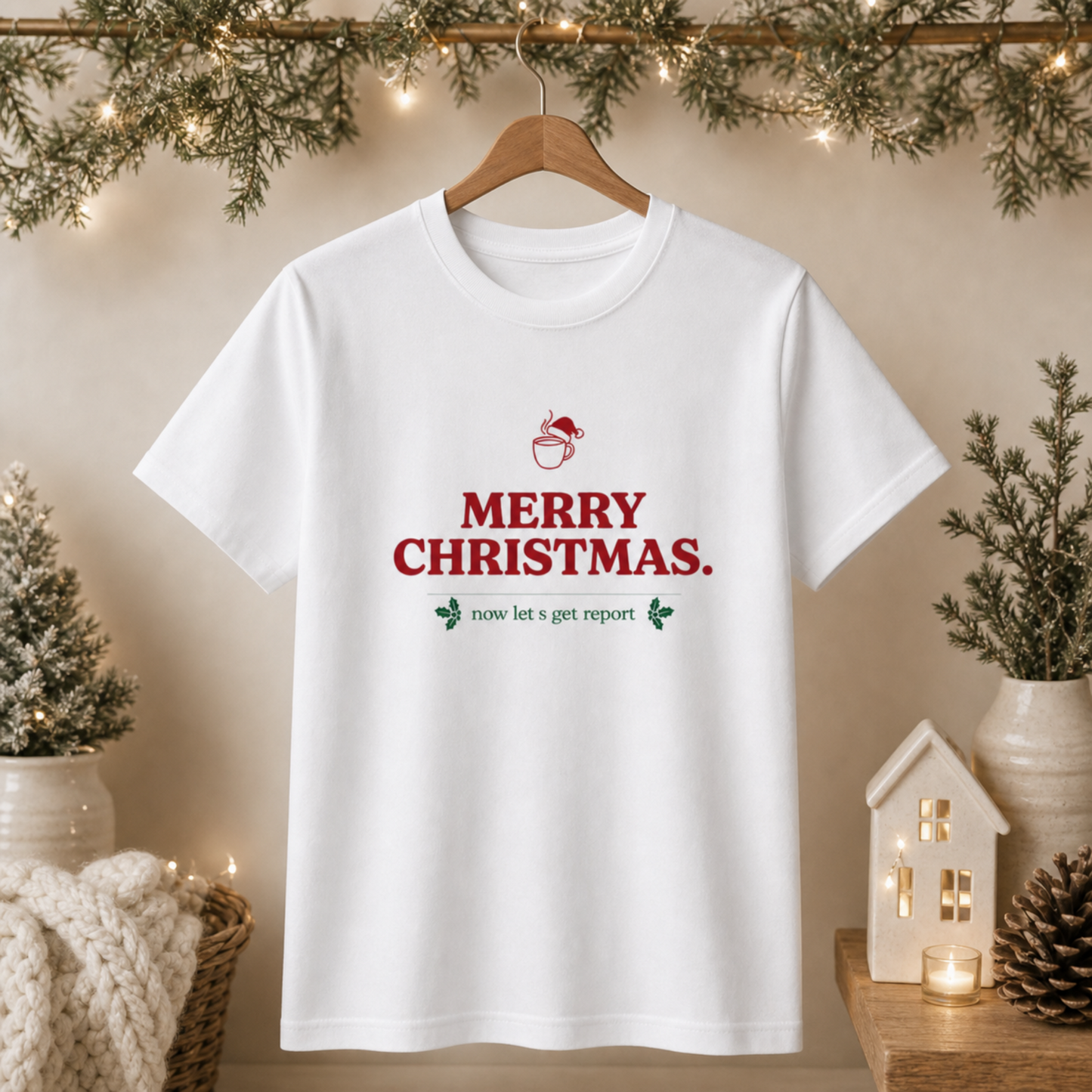Merry Christmas Now Let's Get Report Funny Nurse T-Shirt