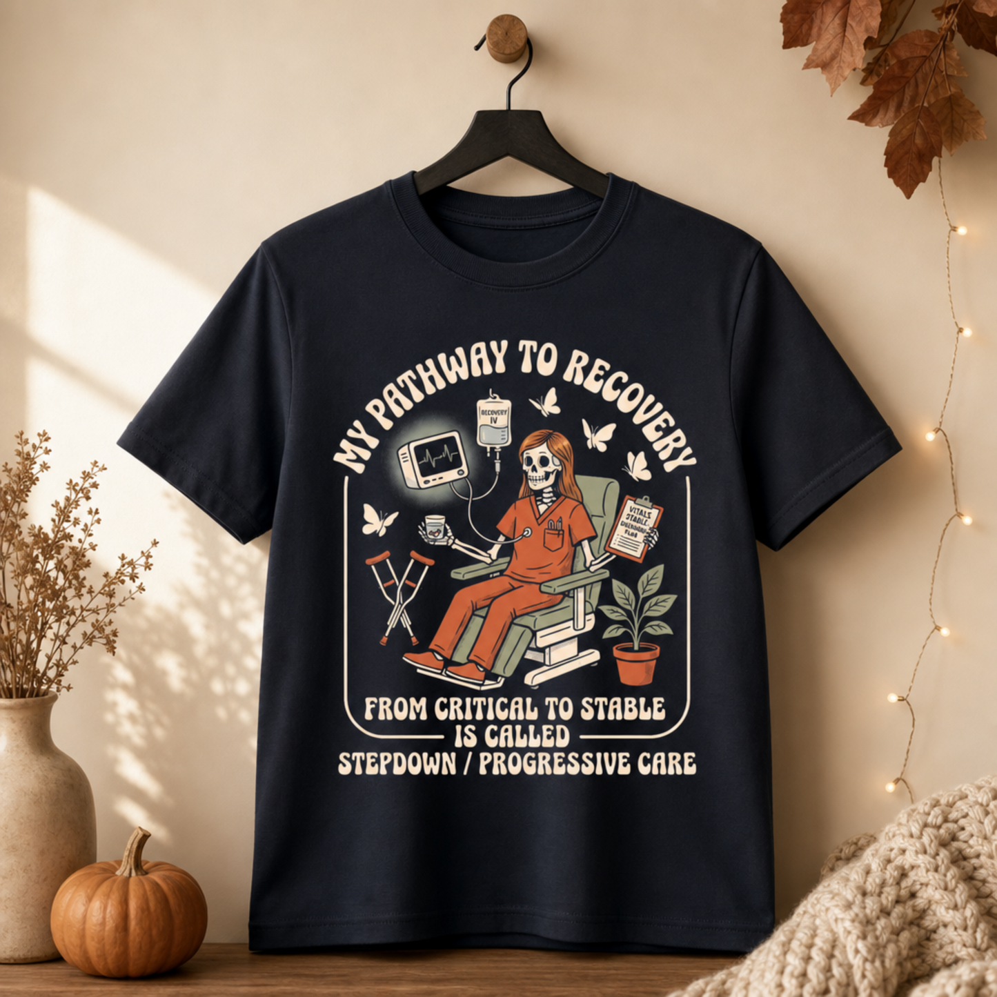 My Pathway To Recovery Nurse Shirt | Stepdown Progressive Care PCU Tee