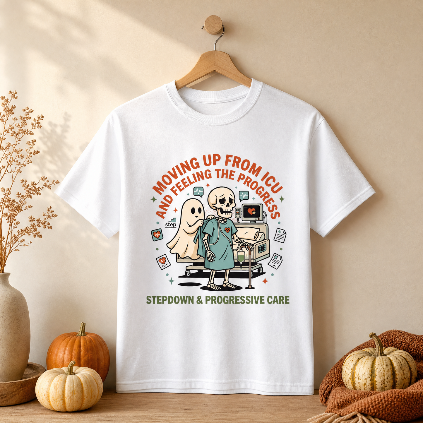 Stepdown Nurse Shirt | Progressive Care PCU Halloween Tee