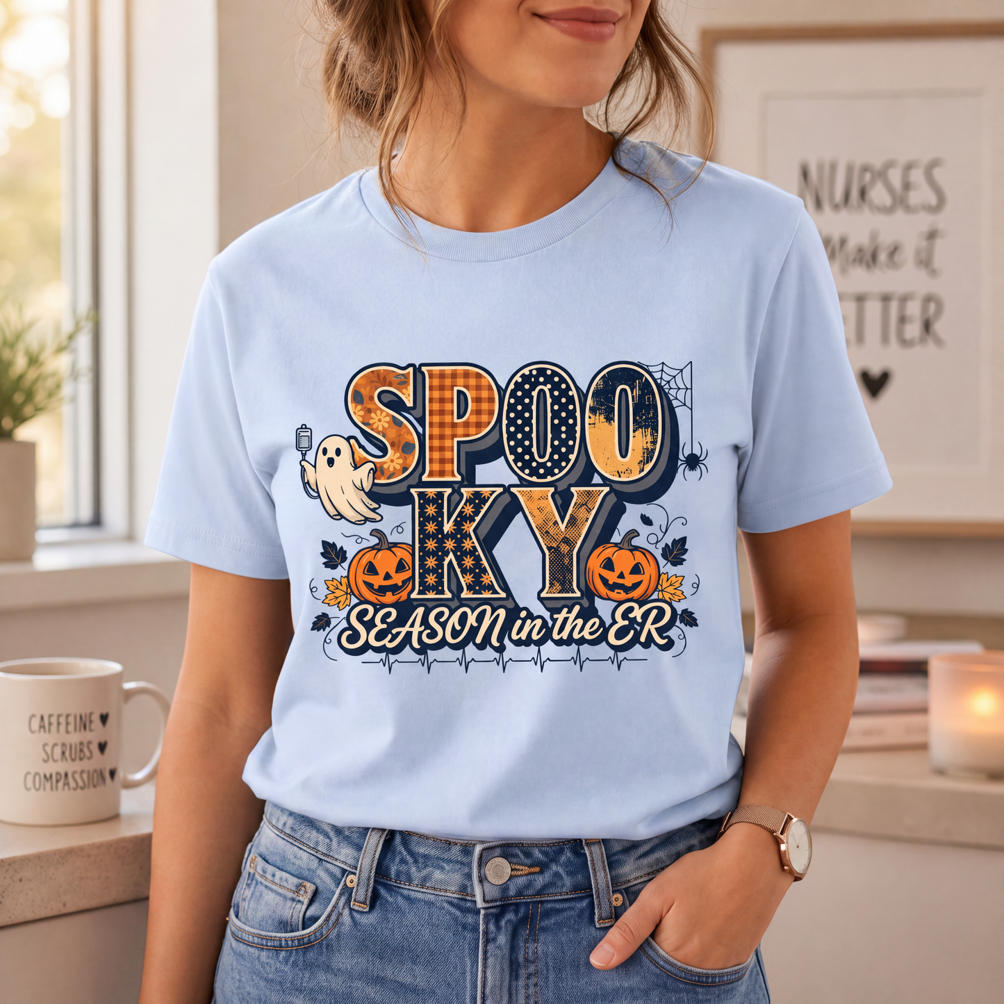 Spooky Season In The ER Shirt | Funny ER Nurse Halloween Tee