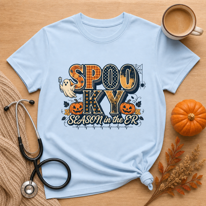 Spooky Season In The ER Shirt | Funny ER Nurse Halloween Tee