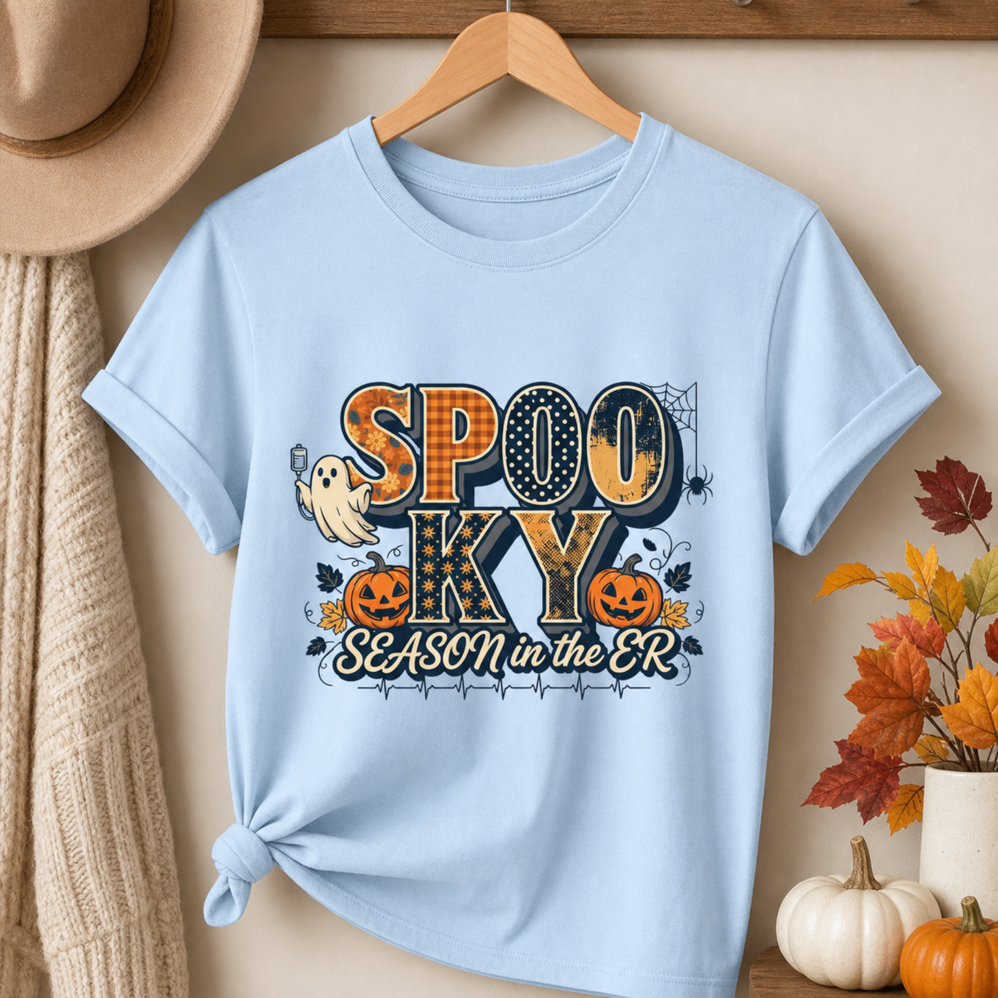 Spooky Season In The ER Shirt | Funny ER Nurse Halloween Tee