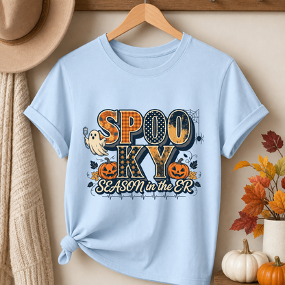 Spooky Season In The ER Shirt | Funny ER Nurse Halloween Tee
