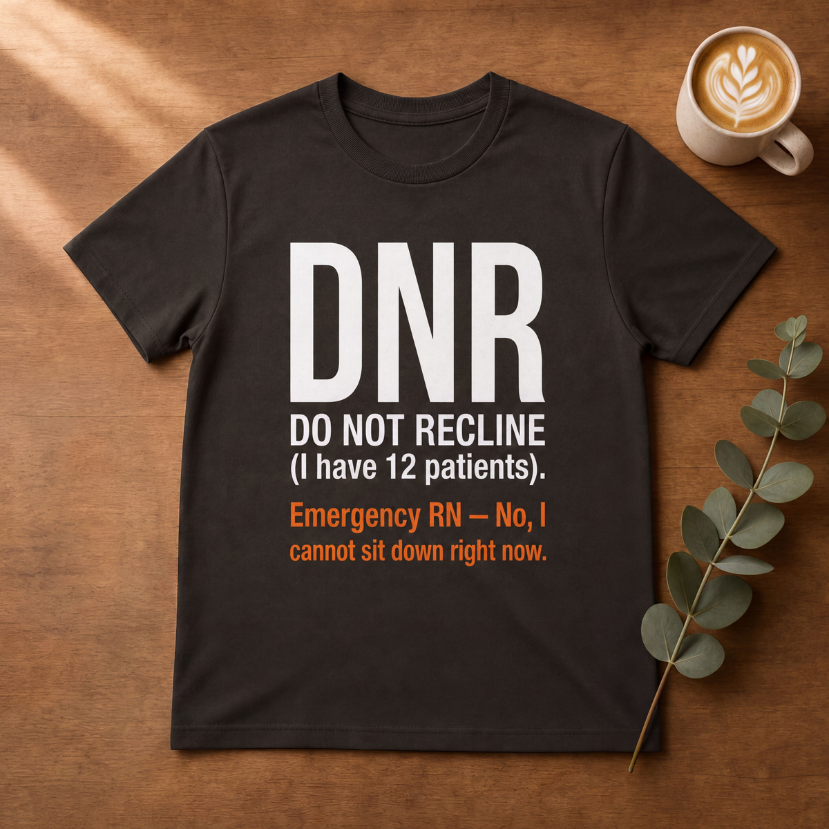 Do Not Recline ER Nurse T-shirt | Funny Emergency Tee