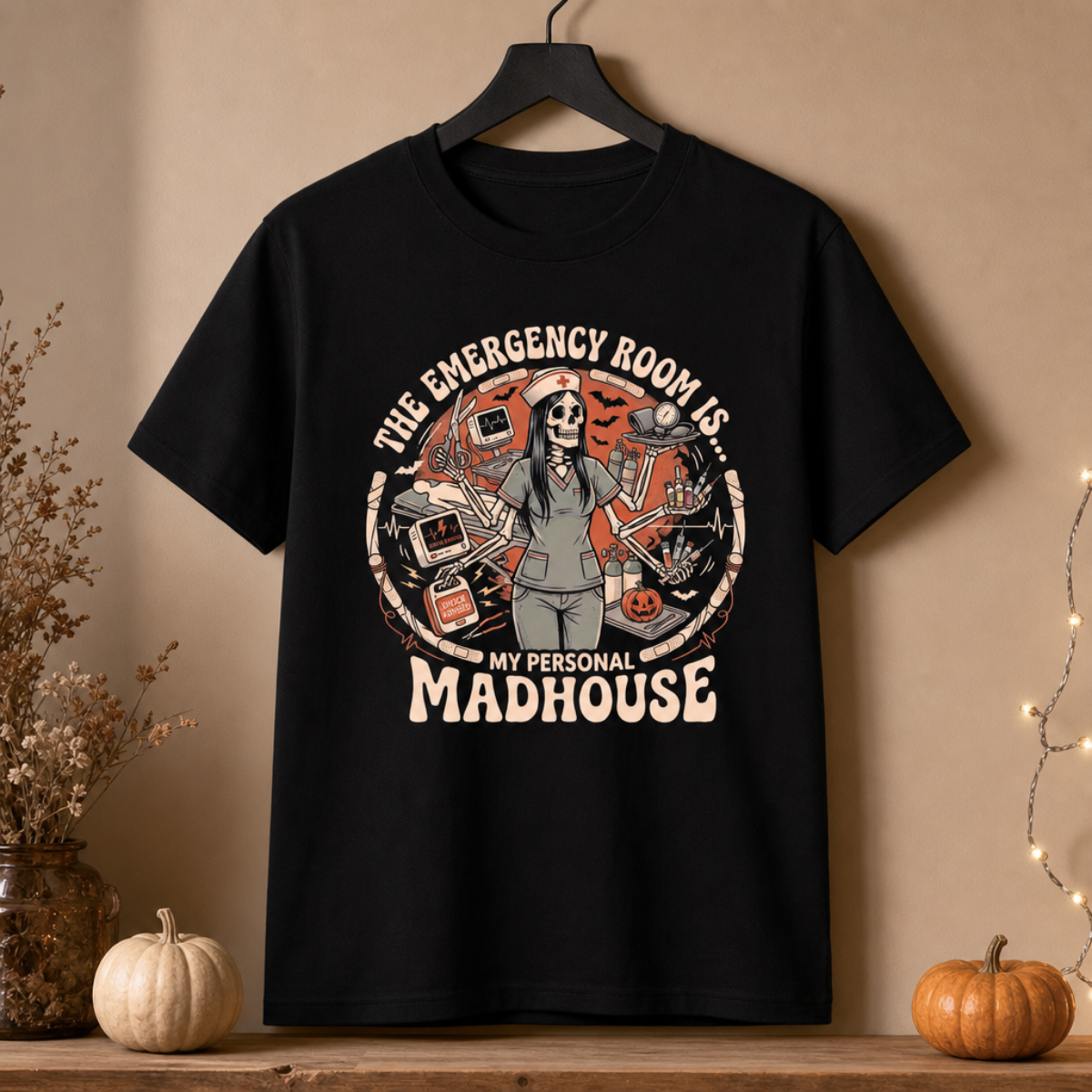 My Personal Madhouse ER Nurse Shirt | Emergency Room Halloween Tee