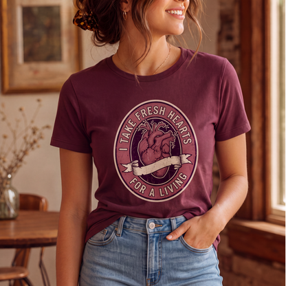 Cardiac Nurse Shirt Funny Anatomical Heart ICU Nurse