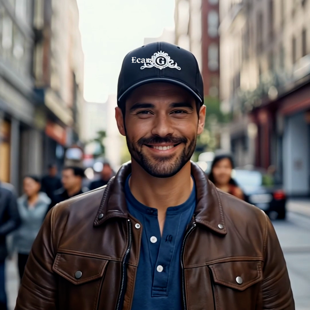 Embroidered Letter G Denim Hat