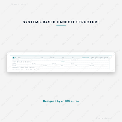 Med-Surg Report Sheet — 6 Patient | Nurse Brain Sheet Printable PDF