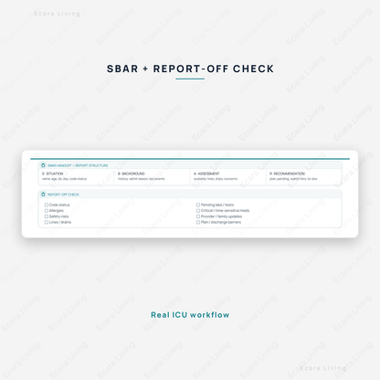 Med-Surg Report Sheet — 6 Patient | Nurse Brain Sheet Printable PDF