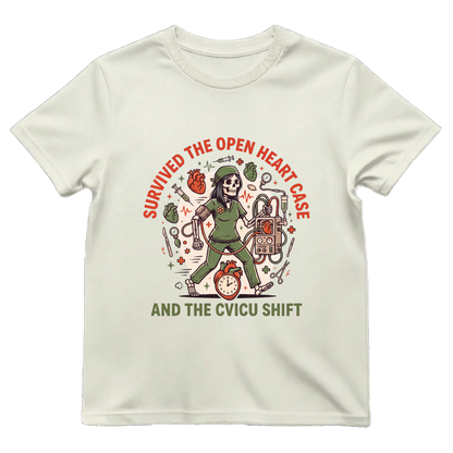 CVICU Nurse Shirt | Open Heart Cardiac ICU Halloween Tee