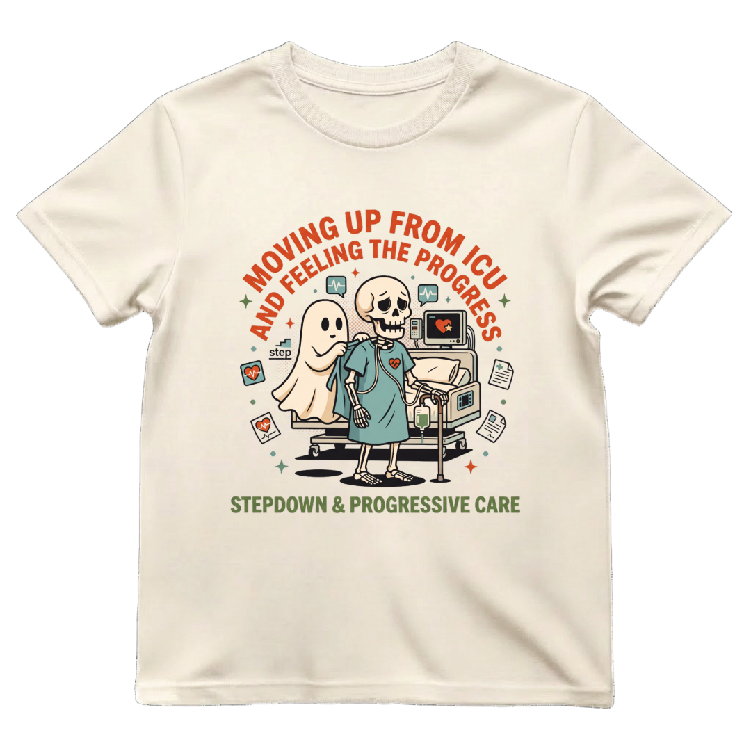 Stepdown Nurse Shirt | Progressive Care PCU Halloween Tee