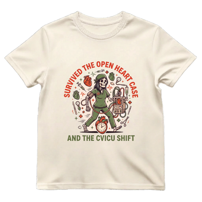 CVICU Nurse Shirt | Open Heart Cardiac ICU Halloween Tee