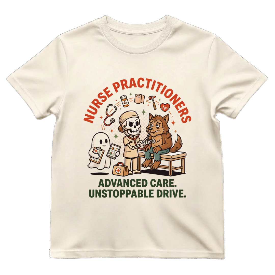 NP Werewolf Nurse Shirt | Nurse Practitioner Halloween Tee