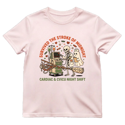 Cardiac Night Shift Shirt | CVICU Halloween Nurse Tee