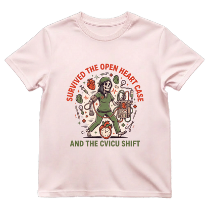 CVICU Nurse Shirt | Open Heart Cardiac ICU Halloween Tee