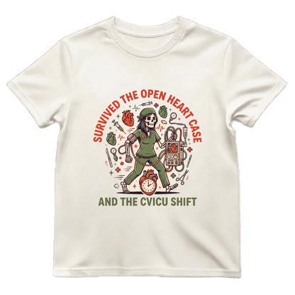 CVICU Nurse Shirt | Open Heart Cardiac ICU Halloween Tee
