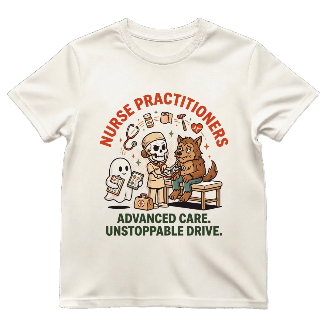 NP Werewolf Nurse Shirt | Nurse Practitioner Halloween Tee