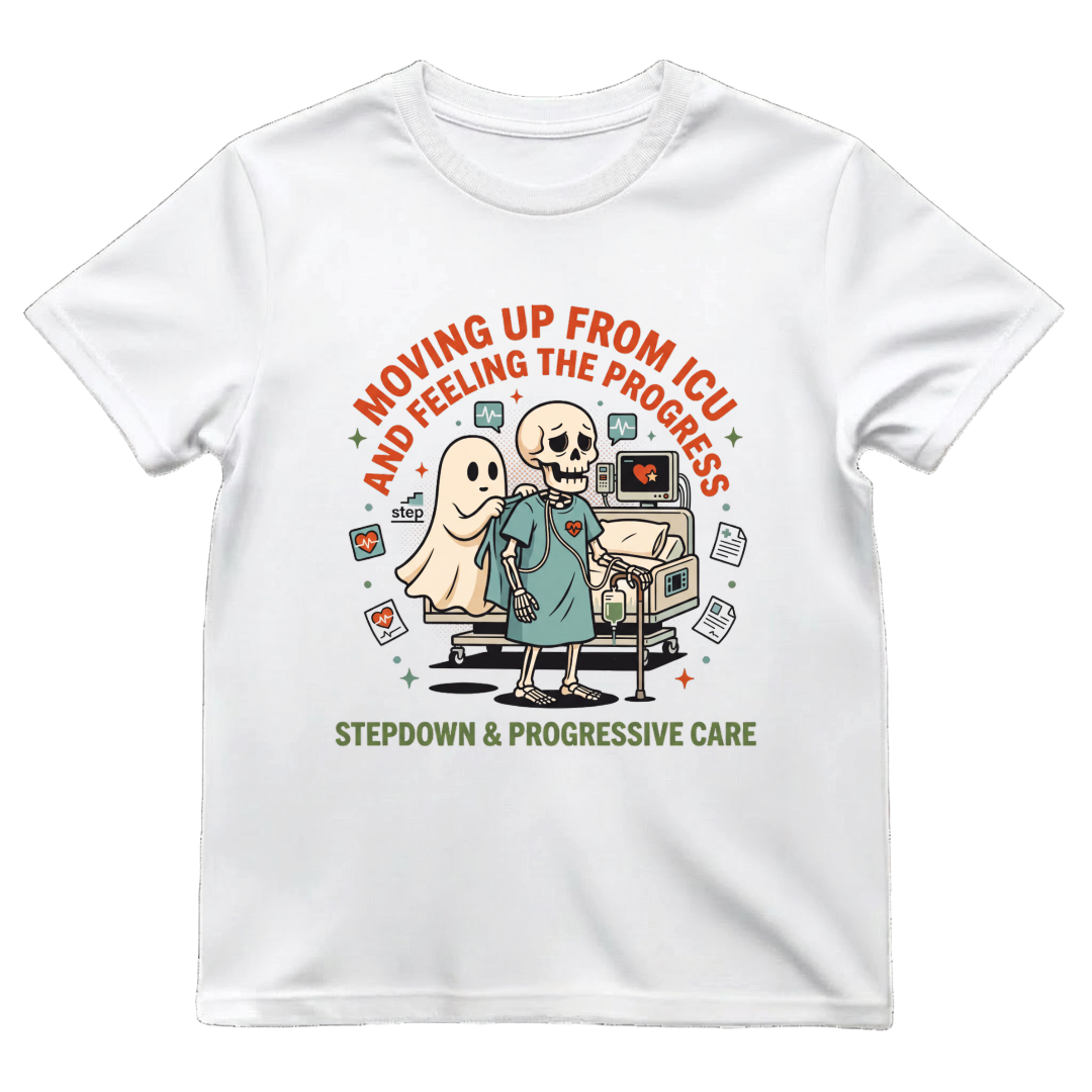 Stepdown Nurse Shirt | Progressive Care PCU Halloween Tee