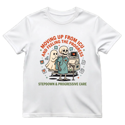 Stepdown Nurse Shirt | Progressive Care PCU Halloween Tee