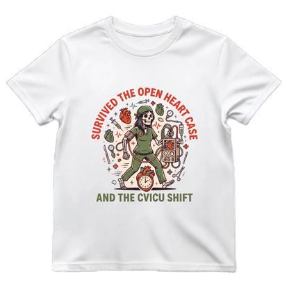 CVICU Nurse Shirt | Open Heart Cardiac ICU Halloween Tee