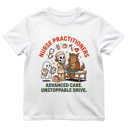 NP Werewolf Nurse Shirt | Nurse Practitioner Halloween Tee