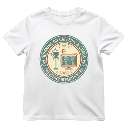Caffeine & ER Chaos Tee