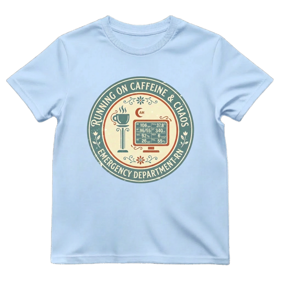 Caffeine & ER Chaos Tee