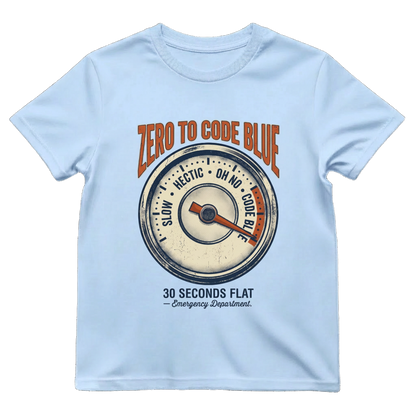 Zero to Code Blue Tee