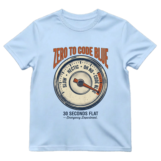 Zero to Code Blue Tee