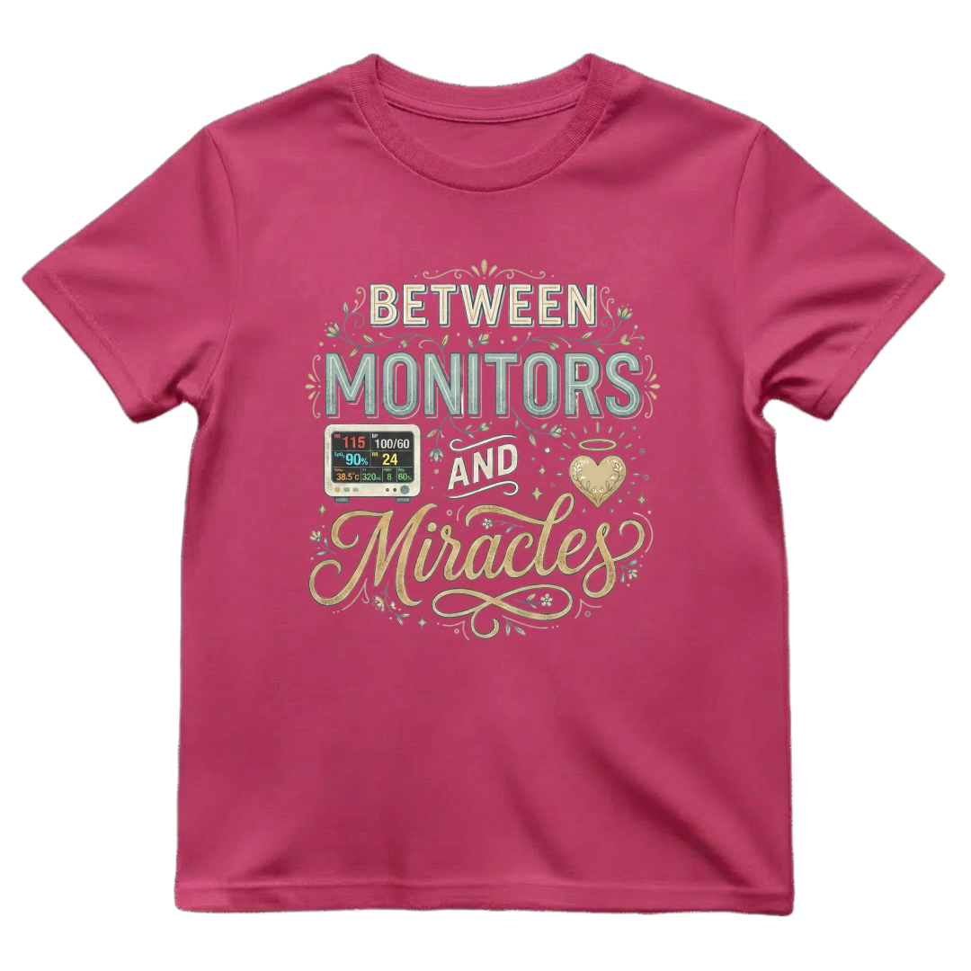 Between Monitors & Miracles Tee