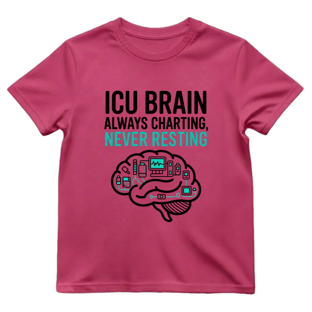ICU Brain—Never Resting Tee