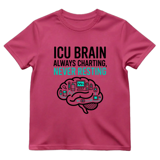 ICU Brain—Never Resting Tee