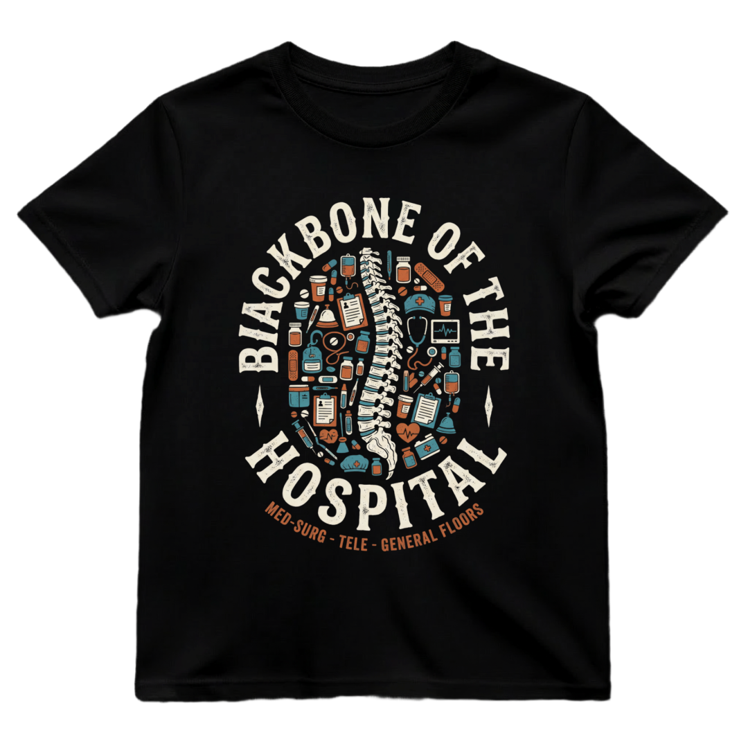 Hospital Spine Tee—Backbone of the Hospital