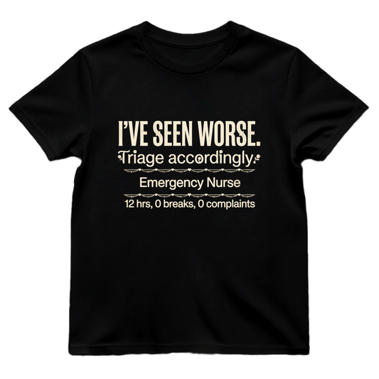 Triage Accordingly ER Nurse Shirt | Funny ER Tee