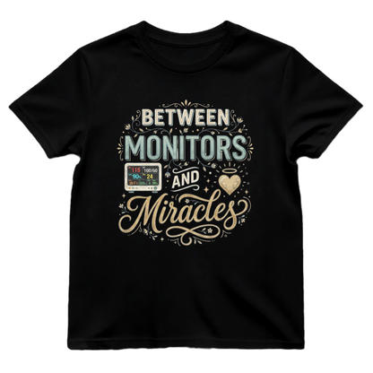Between Monitors & Miracles Tee
