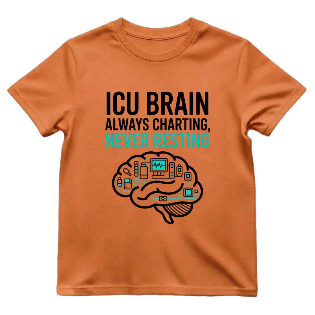 ICU Brain—Never Resting Tee