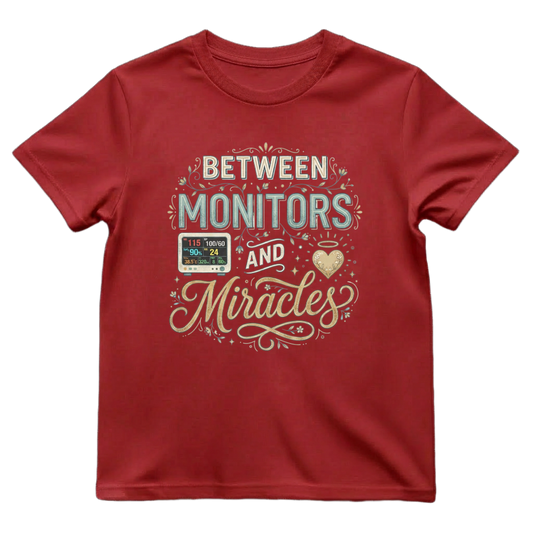 Between Monitors & Miracles Tee