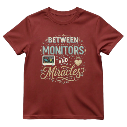 Between Monitors & Miracles Tee