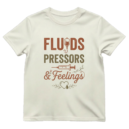 Fluids, Pressors & Feelings Nurse Tee