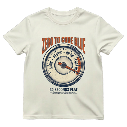 Zero to Code Blue Tee
