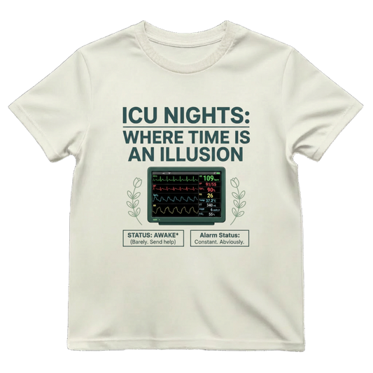 ICU Nights: Time Is an Illusion Nurse Shirt