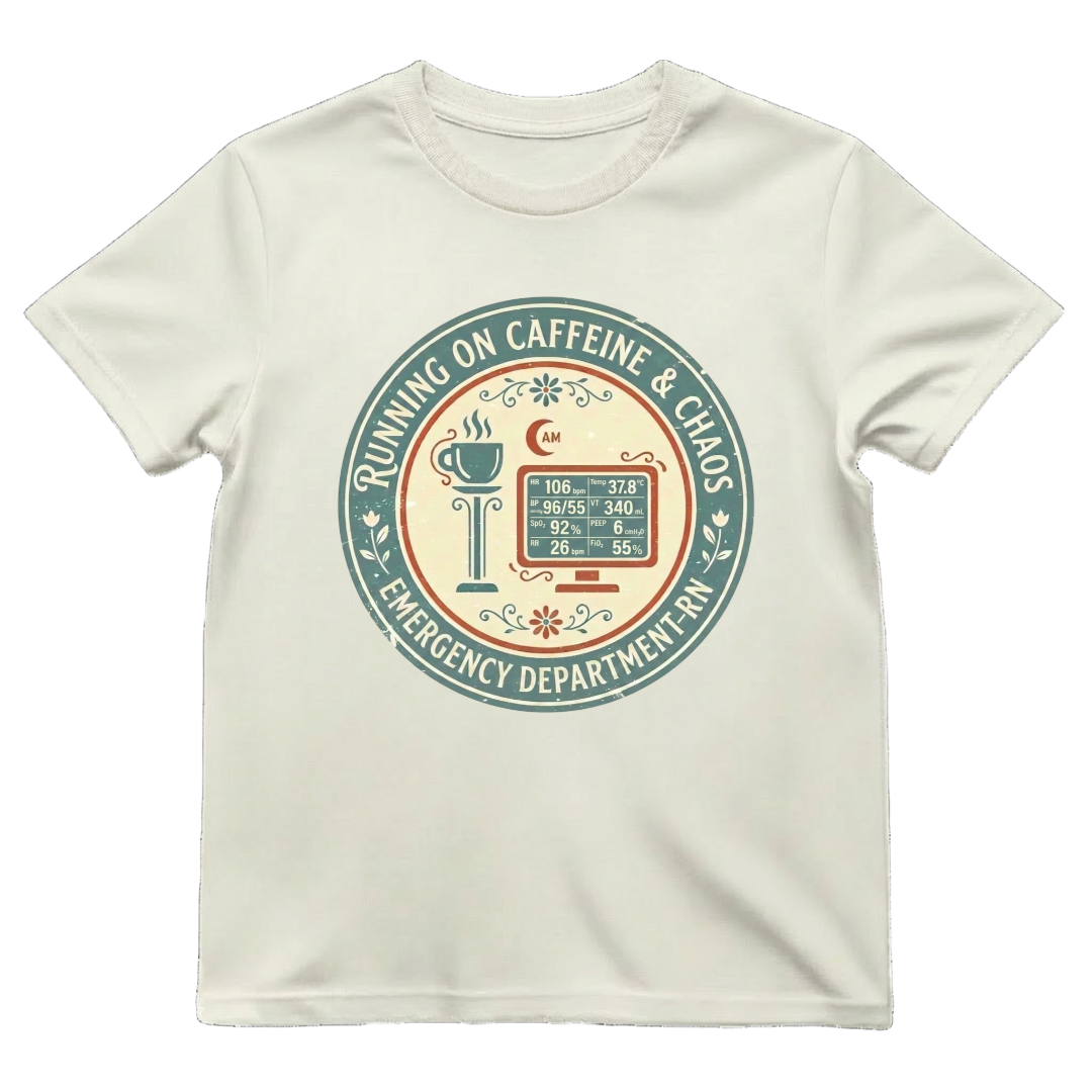 Caffeine & ER Chaos Tee