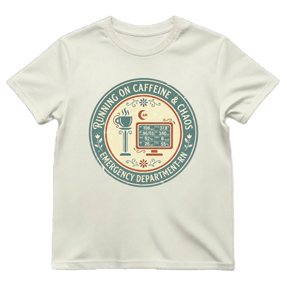 Caffeine & ER Chaos Tee